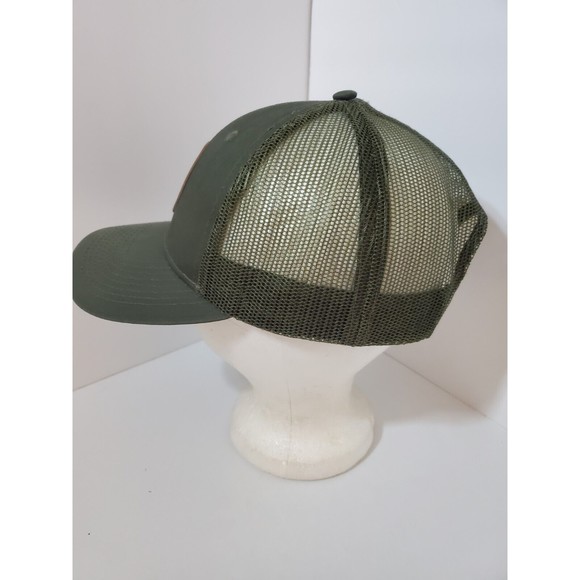 Lucky Duck Premium Decoys Mesh Back Leather Patch Trucker Hat - Picture 4 of 9